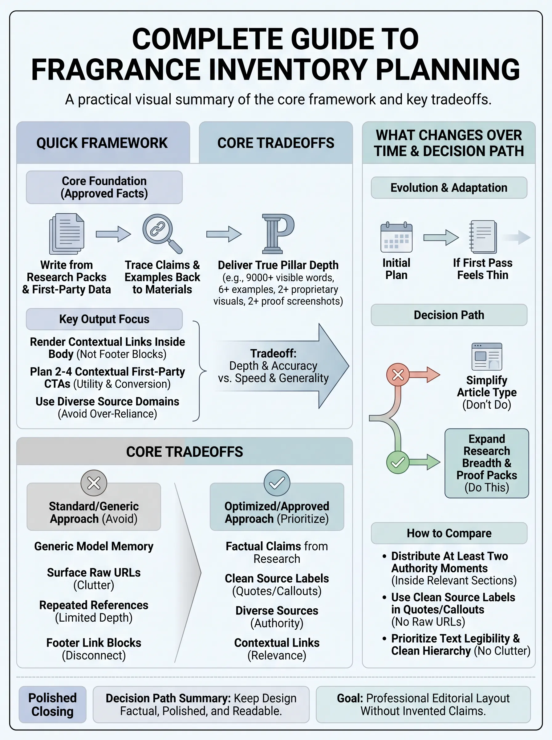 complete guide to fragrance inventory planning reading framework diagram for top middle and base note timing