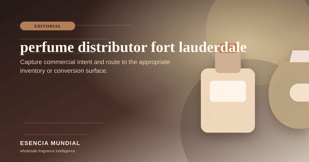 Wholesale Perfume Distributor in Fort Lauderdale